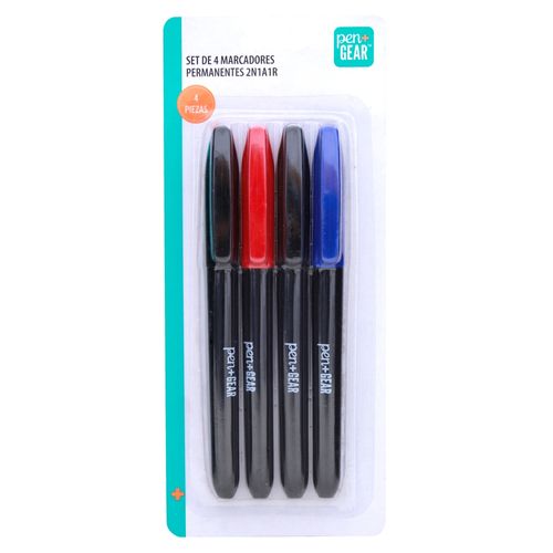 Marcadores Permanentes Pen Gear -4 pzas