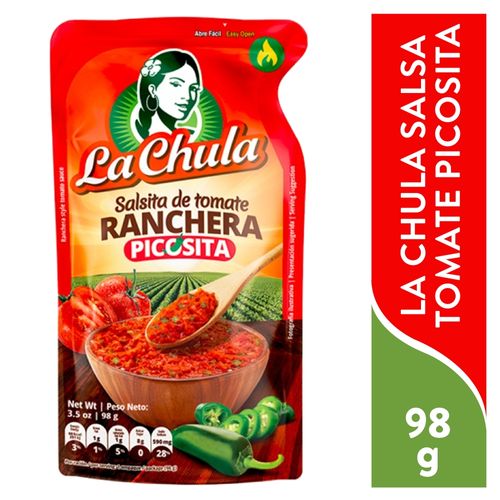 La Chula Salsa Tomate Picosita 98 g