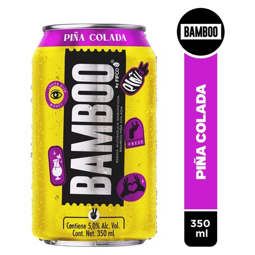 Bebida Bamboo Sabor A Piña Colada - 350 ml