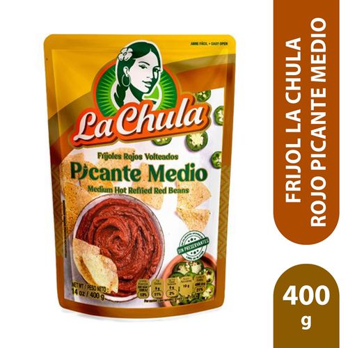 Frijol Rojo La Chula Picante Medio 400 G