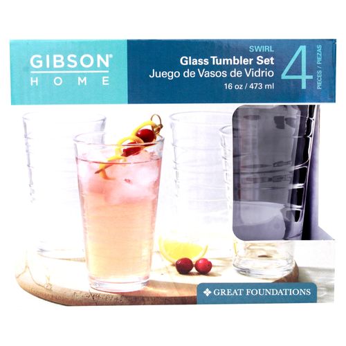 Set De 4 Vasos De 473 Ml
