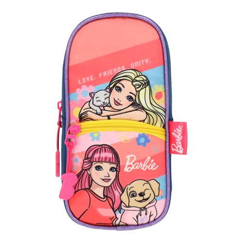 Hj Cartuchera Basica Barbie Y Mascota
