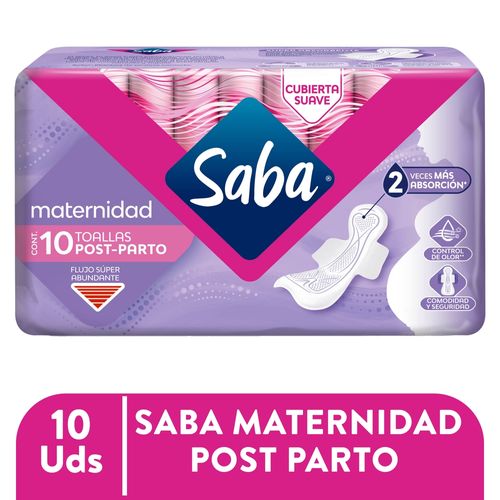 Protectores Saba maternidad post parto - 10 Uds
