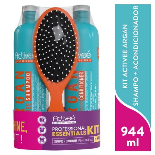 Kit Activee Argan Sh Ac944 Ml C Cepillo