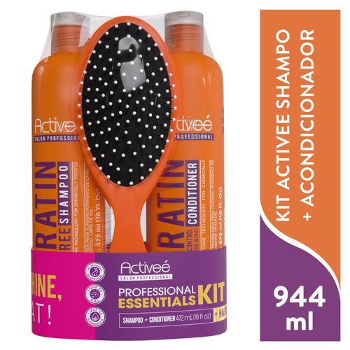 Kit Activeekeratin Sh Ac944 Ml C Cepillo