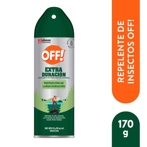 Repelente Off aerosol extra duración - 202 ml