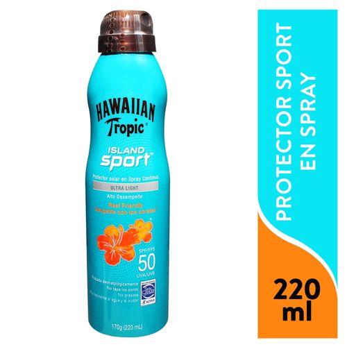 Protector solar Hawaiian Tropic island sport FPS 50 - 170 ml