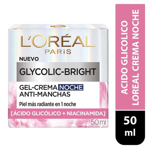 Gel Crema De Noche Loreal Glycolico 50ml