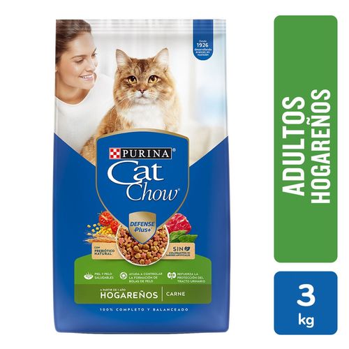 Cat Chow Hogarenos Carne3000 g