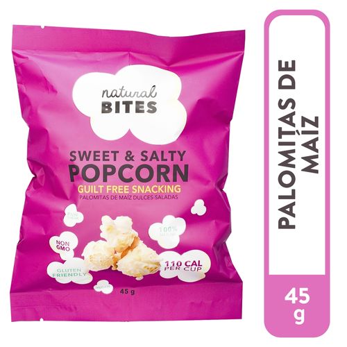 Sv Natural Bite Popcorn Dulce 45 Gr