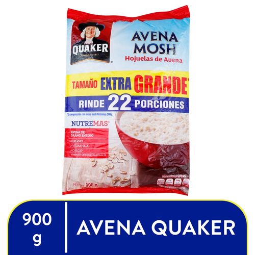 Avena Quaker Nutremas Mosh - 900 g