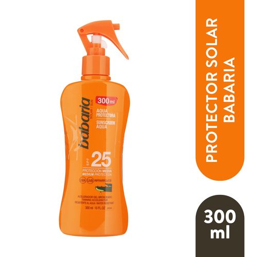 Protector Babaria spray aqua aloe FPS 25 - 300 ml