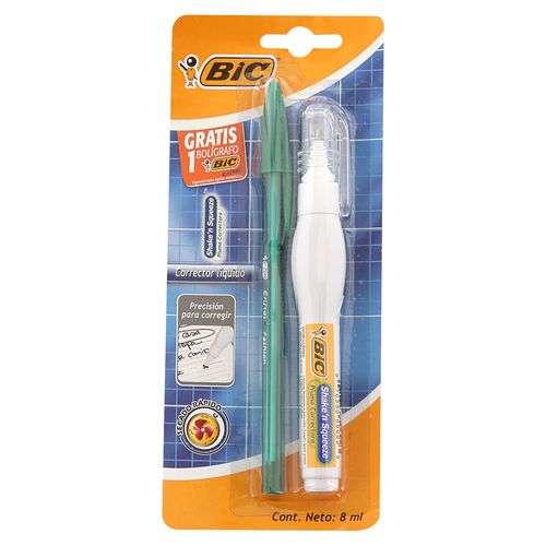 Corrector Bic Shake Squeeze