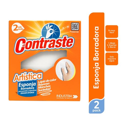 Esponja El Contraste borradora - 2 Pack