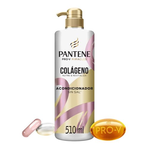 Acondicionador Pantene Pro-V Miracles Colágeno Nutre & Revitaliza - 510 ml