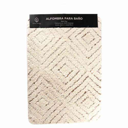 Alfombra de baño Hometrends de microfibra