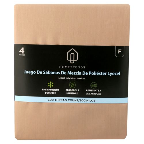 Set de sábanas Home Trends matrimonial cocoa - 4 Pzas