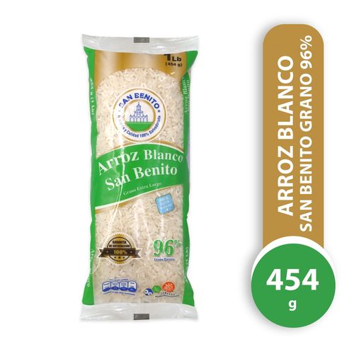 Arroz Blanco, San Benito, Grano extra largo - 454 g
