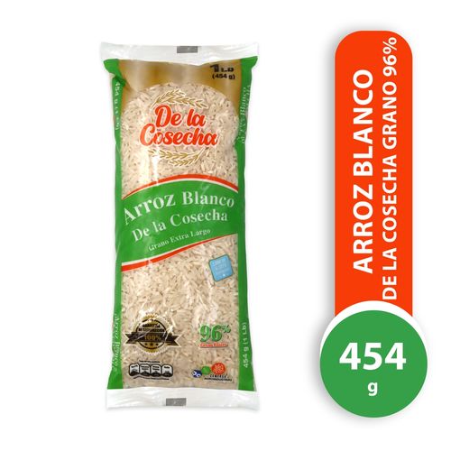 Arroz Blanco, De La Cosecha, Grano extra largo - 454 g
