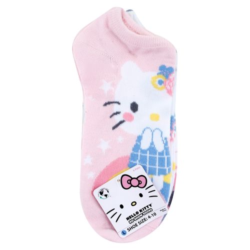 6P Calceta Cas No Show Hello Kitty