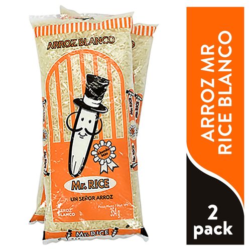 Arroz Mr rice blanco 2 pack -708 g