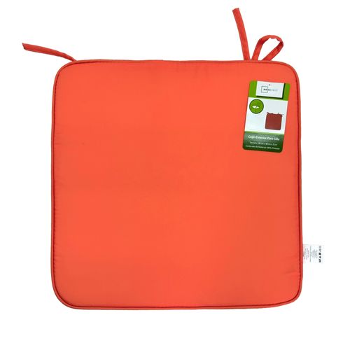 Cojín Mainstays para asiento color naranja