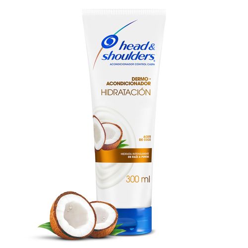 Acondicionador Head & Shoulders Hidratación Aceite de Coco Control Caspa - 300 ml