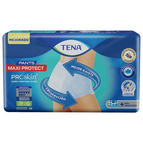 Pants Tena Maxi Protect Talla G - 16 Unidades