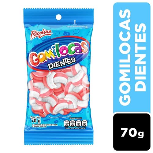 Gomitas Ricolino Gomilocas Dientes - 70 g