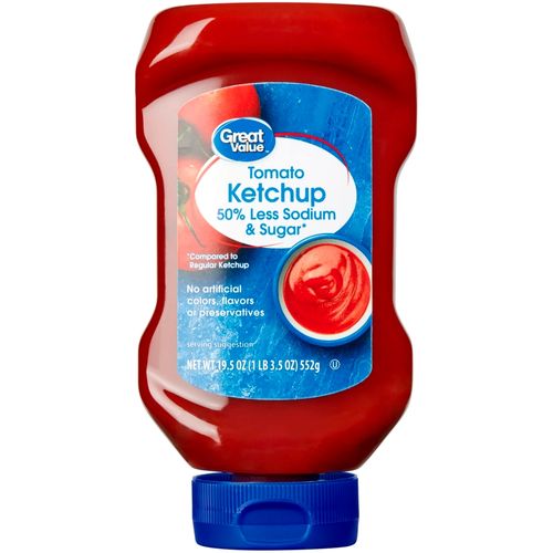 Salsa De Tomate Great Value Ketchup Light - 552 g