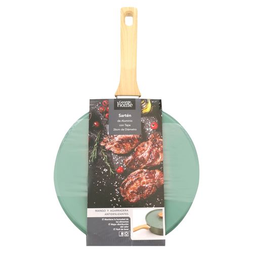 Cacerola De 26 Cm Con Tapa De Aluminio