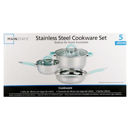 Juego Utensilios Cocina 5Pzs Acero