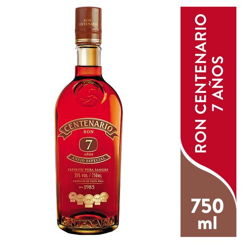Ron centenario añejo especial 7 años - 750 ml