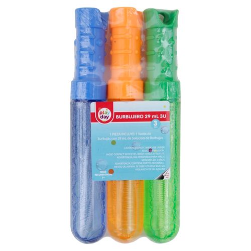 3 Paquetes De Palitos De Burbujas De 29