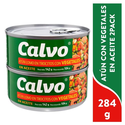 Atún Calvo Vegetales 2 Pack - 284 g