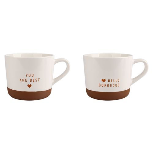 Ht Taza De Porcelana Con Mensaje 480Ml