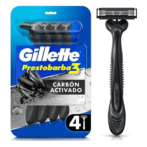 Gillette Pb3 Carbono Activ 4ea