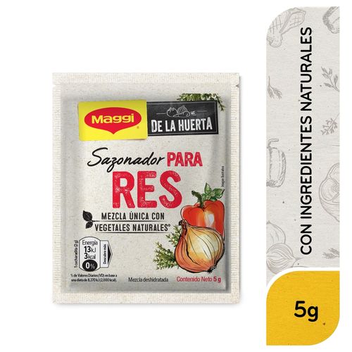 Sazonador de Res MAGGI® De La Huerta Sobre - 5 g