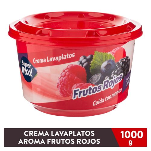 Lavaplatos Supermax Frutos Rojos 1000 g
