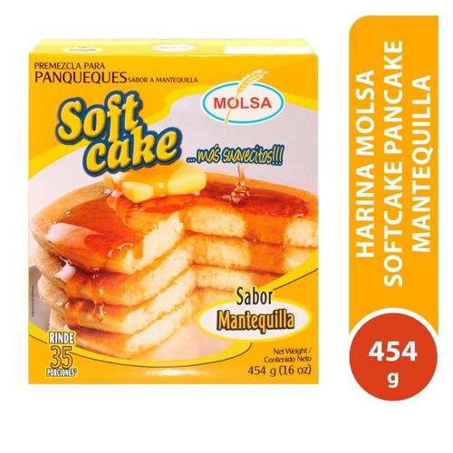 Harina Molsa Softcake Pancake Mantequilla - 454 g
