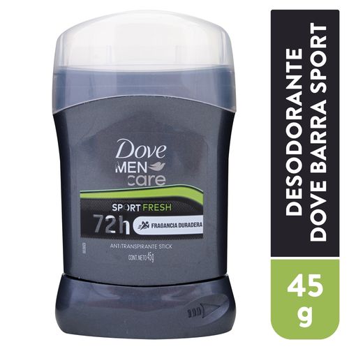 Desodorante Dove Men+Care Sports Active- Fresh Barra - 45 g