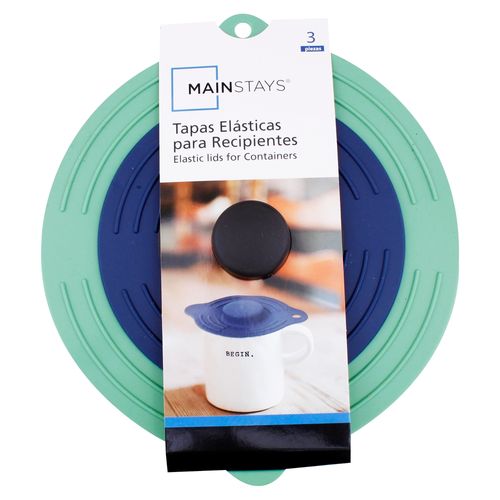 3 Tapas De Silicon Para Contenedores