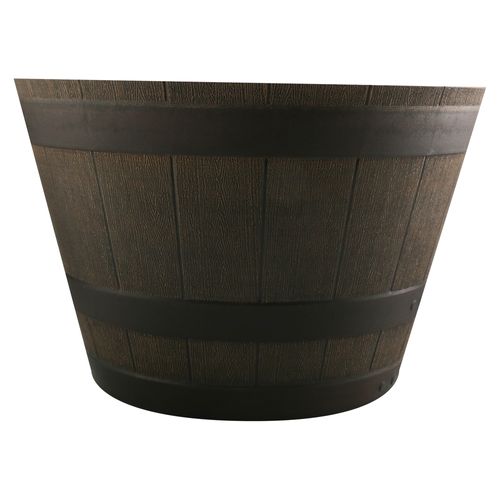 Maceta Home Trends estilo barril 31 cm