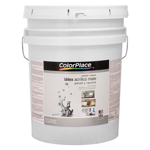 Pintura Látex ColorPlace acrílico mate base acce - 5 gal