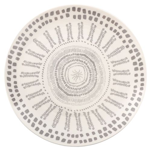 Plato Mainstays plano de porcelana con diseño - 1 Ud