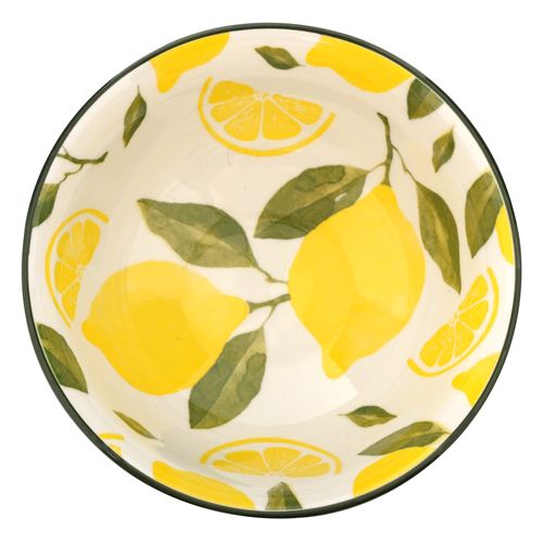 Bowl Mainstays de porcelana con diseño de limones - 1 Ud