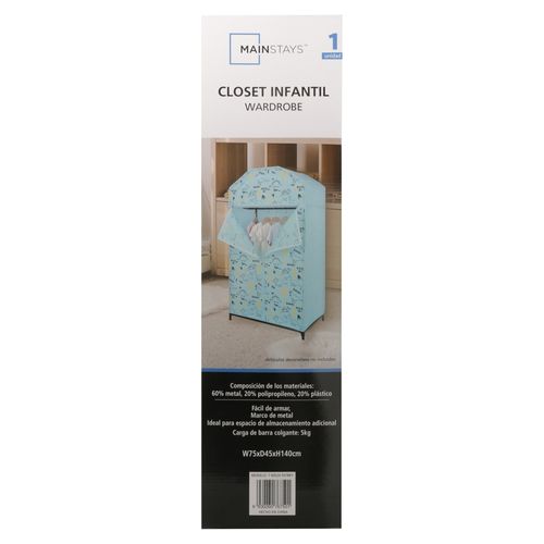Closet Infantil W75Xd45Xh140Cm