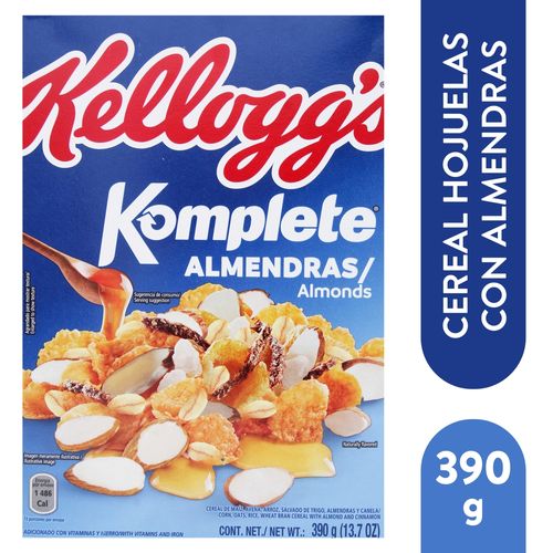Cereal Kelloggs Komplete Almendras - 390 g