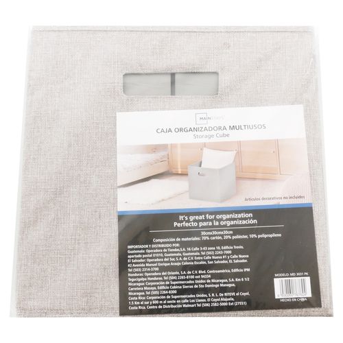 Caja Organizadora Tela 30X30X30Cm