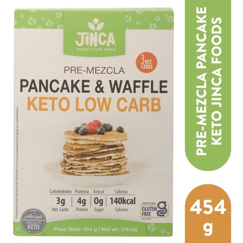 Pmezcla Pancake Y Waffle Keto Jinca454gr